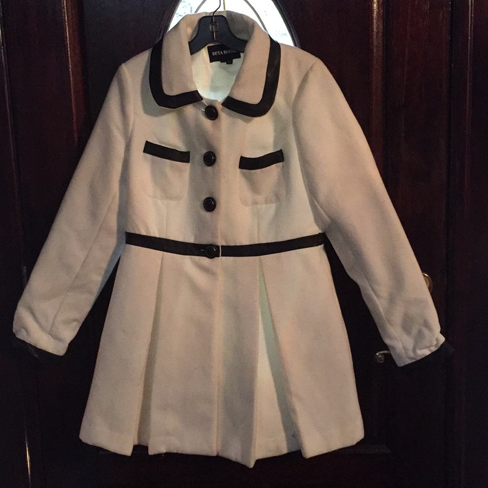 White dress coat
